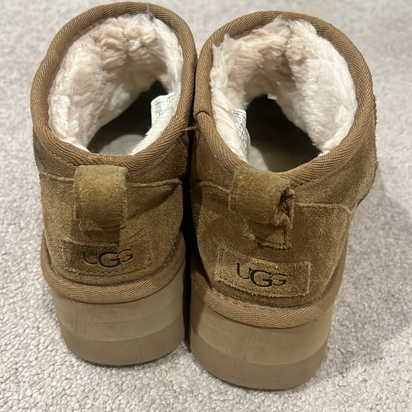 Ugg Classic Ultra Mini Platform - Chestnut - Great Condition - Size 6 - Picture 2 of 5